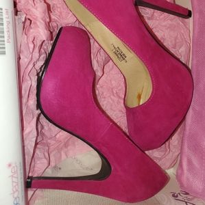Pink SHOEDAZZLE pumps